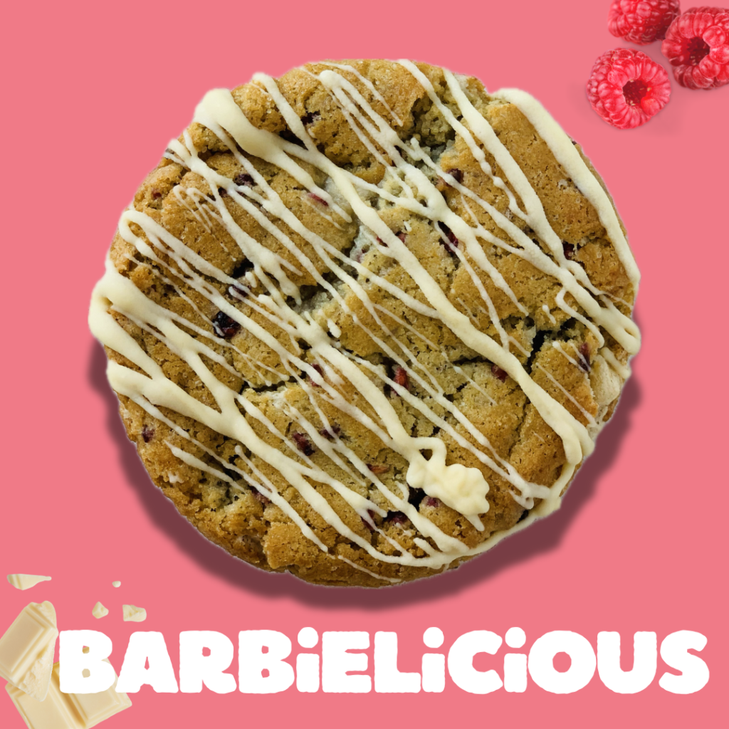 Barbielicious de beste frambozen witte chocolade koekjes