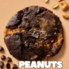 Peanuts cookie Lekkerste double chocolate chip cookie met peanut core