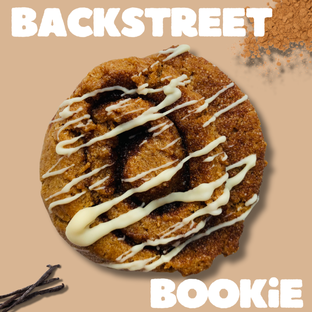 Bolus en cinnamonroll geïnspireerd koekje